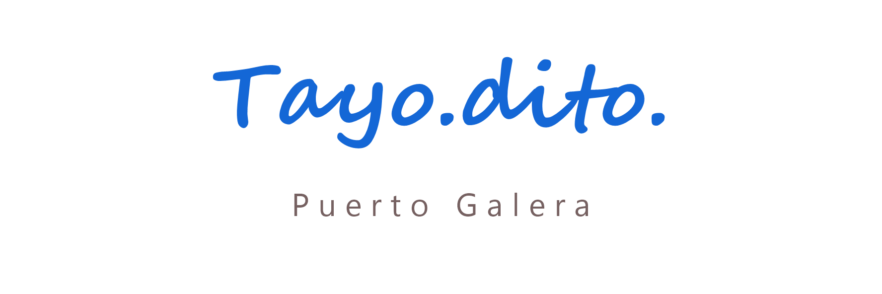 Tayo Dito Puerto Galera logo